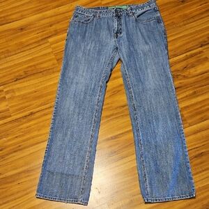 Men's Blue Denim Straight Jeans